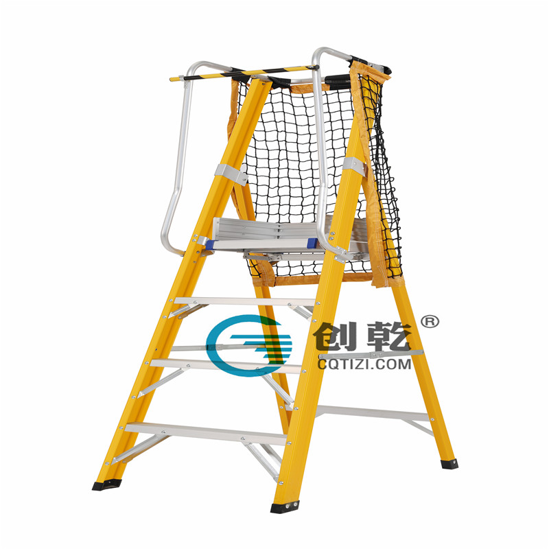 【啟東】客戶急用10把2.1米安全平臺(tái)梯，創(chuàng)乾加班
